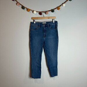 Madewell 10" High Rise cropped jeans